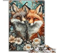 Puzzle 1000 pièces pour Adultes et Adolescents Fantasy Fox, activité Amusante pour la Maison, Jouets pour Les Jours de Pluie, Cadeaux d'anniversaire 50x75cm