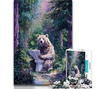 Puzzle 1000 pièces pour Adultes et Adolescents Fantasy Grizzlies, Jeux éducatifs, décoration d'intérieur, Jeu éducatif pour Anniversaire, Noël 75x50cm