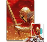 Puzzle 1000 pièces pour Adultes et Adolescents Fantasy Knight, Aide Le Cerveau à exercer des Jouets addictifs pour cultiver la Patience et améliorer la mémoire (75x50cm)