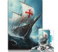 Puzzle 1000 pièces pour Adultes et Adolescents Fantasy Knight, Jeu éducatif, défi, idée Cadeau pour Les Enfants de 14 Ans et Plus, 38x26cm