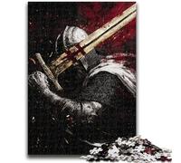 Puzzle 1000 pièces pour Adultes et Adolescents, Fantasy Knight, pour Un Moment de détente à la Maison, avec des pièces de Formes aléatoires entièrement emboîtables (50x75cm)