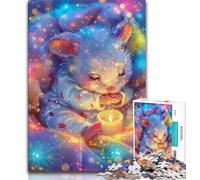 Puzzle 1000 pièces pour Adultes et Adolescents Fantasy Mouse, Superbe Cadeau, Jeu éducatif pour Anniversaire et Noël, à partir de 14 Ans, 38x26cm