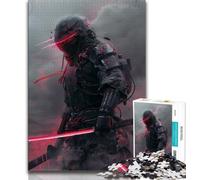 Puzzle 1000 pièces pour Adultes et Adolescents Fantasy Ninja Knight, Jeux éducatifs, décoration d'intérieur, idéal comme Cadeau pour Toute la Famille (75x50cm)