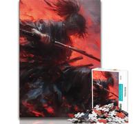 Puzzle 1000 pièces pour Adultes et Adolescents Fantasy Ninja Warrior 1000 pièces pour Adultes, Jeux Amusants, décoration Murale, Cadeaux d'anniversaire et de Noël Uniques (Taille 75x50cm)