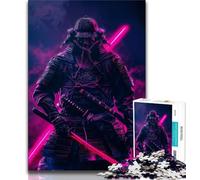 Puzzle 1000 pièces pour Adultes et Adolescents Fantasy Ninja Warrior 1000 pièces pour Adultes, pour Un Jeu Stimulant et Familial (Taille 75x50cm)