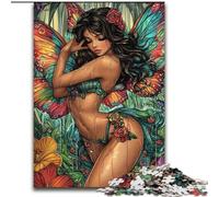 Puzzle 1000 pièces pour Adultes et Adolescents Fée Papillon, éléphant, Jeu intellectuel, Cadeau d'anniversaire, décoration Murale pour Les 14 Ans et Plus (Taille 26x38cm)