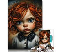Puzzle 1000 pièces pour Adultes et Adolescents Fille Sombre, Jeux éducatifs, décoration d'intérieur, idéal comme Cadeau pour Toute la Famille 50x75cm
