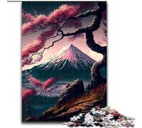 Puzzle 1000 pièces pour Adultes et Adolescents Fleurs de Cerisier Japonais, à partir de 14 Ans, Jeux éducatifs, Jouets à Faire soi-même, œuvres d'art, Cadeau (Taille 26x38cm)