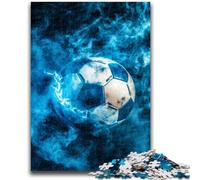 Puzzle 1000 pièces pour Adultes et Adolescents Football Sports pour Les 14 Ans et Plus Jeux de Famille Jeu de Noël Cadeaux pour Femmes 26x38cm