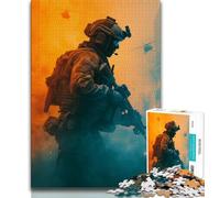 Puzzle 1000 pièces pour Adultes et Adolescents Forces spéciales, Jouets éducatifs et éducatifs pour la Famille, pour renforcer l'amour Entre Couples (75x50cm)