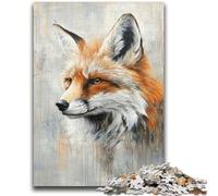 Puzzle 1000 pièces pour Adultes et Adolescents Fox Art, Cadeaux Amusants pour la Famille et Les Amis, pour Les Enfants de 14 Ans et Plus, 50x75cm