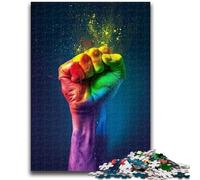 Puzzle 1000 pièces pour Adultes et Adolescents, Geste du Poing, Jeu éducatif, Jouet de défi, amélioration de la mémoire, pour Les 14 Ans et Plus, 50x75cm