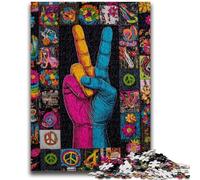 Puzzle 1000 pièces pour Adultes et Adolescents Geste « Oui » pour Les 14 Ans et Plus Cadeaux intéressants pour la réduction du Stress et la Famille 26x38cm