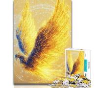Puzzle 1000 pièces pour Adultes et Adolescents Golden Phoenix 1000 pièces pour Adultes, Anti-Stress, défi Difficile, Cadeaux du Père Noël Secret 50x75cm