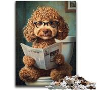Puzzle 1000 pièces pour Adultes et Adolescents Goldendoodle Mignon Design Dynamique et Unique Expérience de Puzzle relaxante et stimulante 50x75cm
