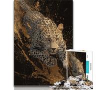 Puzzle 1000 pièces pour Adultes et Adolescents Guépard Courant, Difficile à compléter mais Amusant et Humoristique, Cadeau d'anniversaire et Cadeau Unique 50x75cm