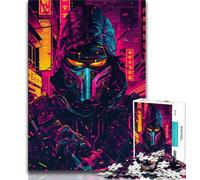 Puzzle 1000 pièces pour Adultes et Adolescents Guerrier mécanique, Jeux éducatifs, décoration d'intérieur, idéal comme Cadeau pour Toute la Famille 38x26cm