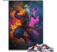 Puzzle 1000 pièces pour Adultes et Adolescents, Guerrier Ninja, activité familiale, décoration d'intérieur Unique et Cadeaux pour Les 14 Ans et Plus (Taille 50x75cm)