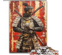 Puzzle 1000 pièces pour Adultes et Adolescents Guerrier Ninja Japonais, Jouet éducatif et décompressant, idéal comme Cadeau pour Toute la Famille (Taille 50x75cm)