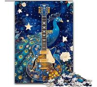 Puzzle 1000 pièces pour Adultes et Adolescents, Guitare Artistique, activité Amusante pour la Maison, Jouets pour Les Jours de Pluie, Cadeaux d'anniversaire 50x75cm