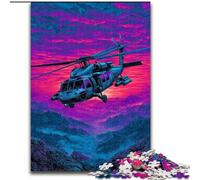Puzzle 1000 pièces pour Adultes et Adolescents Hélicoptère de rêve, Jouet éléphant, Jeu intellectuel, Cadeau d'anniversaire, Cadeaux, décoration Murale pour Les 14 Ans et Plus, 26x38cm