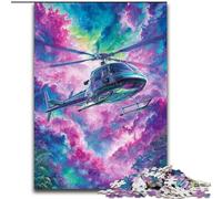 Puzzle 1000 pièces pour Adultes et Adolescents, hélicoptère psychédélique, Jeu Stimulant, Jouets à Offrir en Cadeau à Toute la Famille, à partir de 14 Ans, 50x75cm