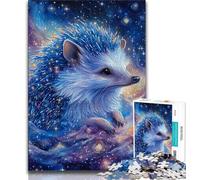 Puzzle 1000 pièces pour Adultes et Adolescents Hérisson étoilé, Anti-Stress, Vacances à la Maison, Interaction Parent-Enfant (75x50cm)