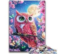 Puzzle 1000 pièces pour Adultes et Adolescents Hibou Jeu Stimulant et Jeu en Famille Une œuvre d'art pour Les 14 Ans 50x75cm