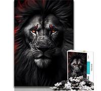 Puzzle 1000 pièces pour Adultes et Adolescents Illustrations de Lions Jeux éducatifs Collection d'artistes Beaux-Arts (38x26cm)