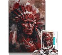 Puzzle 1000 pièces pour Adultes et Adolescents Indiens, Jouets de Divertissement Familial, idéal comme Cadeau pour Toute la Famille 38x26cm