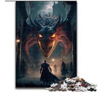 Puzzle 1000 pièces pour Adultes et Adolescents Invasion de Monstres, Jouets éducatifs, Jeux Anti-Stress, Superbes Cadeaux et Jouets (Taille 50x75cm)