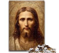 Puzzle 1000 pièces pour Adultes et Adolescents, Jésus Art, 1000 pièces pour Adultes, Staycation Kill Time avec Affiche et fiche de Questions Assorties (26x38cm)