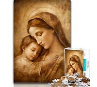 Puzzle 1000 pièces pour Adultes et Adolescents Jésus, Jeu éducatif et Stimulant pour Toute la Famille, pour Anniversaire et Noël (75x50cm)