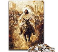Puzzle 1000 pièces pour Adultes et Adolescents Jésus Jeu Stimulant et Jeu en Famille Une œuvre d'art pour Les 14 Ans 50x75cm