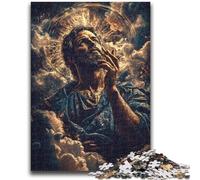 Puzzle 1000 pièces pour Adultes et Adolescents, Jésus, Jeu Stimulant, idéal comme Cadeau pour Toute la Famille, 50x75cm