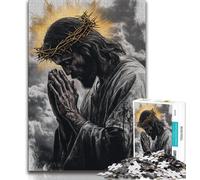 Puzzle 1000 pièces pour Adultes et Adolescents Jésus, Un Jeu Stimulant, idéal comme Cadeau pour Toute la Famille (75x50cm)
