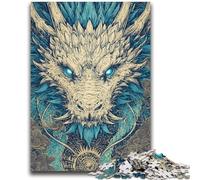 Puzzle 1000 pièces pour Adultes et Adolescents Jeu de Dragon mystérieux Jouets Chaque pièce est Unique - Jeu Familial Stimulant et Amusant 50x75cm