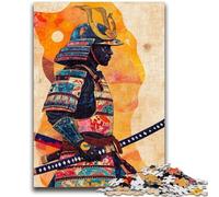 Puzzle 1000 pièces pour Adultes et Adolescents, Jeu de Guerrier Ninja Japonais, Chaque pièce est Unique - Jeu Familial Stimulant et Amusant 50x75cm