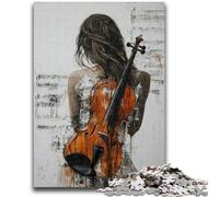 Puzzle 1000 pièces pour Adultes et Adolescents, Jeu de Guitare, Cadeau d'anniversaire, décoration Murale, à partir de 14 Ans, 50x75cm