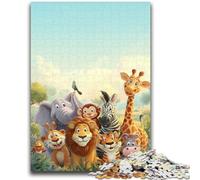 Puzzle 1000 pièces pour Adultes et Adolescents, Jeu éducatif sur Le Monde Animal Africain, Jouet de défi, décoration Murale, Cadeaux d'anniversaire et de Noël Uniques, 50x75cm