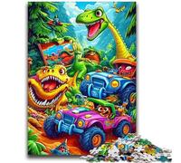 Puzzle 1000 pièces pour Adultes et Adolescents, Jeu éducatif sur Le thème des Dinosaures, idéal pour Les Anniversaires et Noël, à partir de 14 Ans 26x38cm