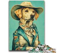Puzzle 1000 pièces pour Adultes et Adolescents, Jeu éducatif sur Le thème du Chien et de la Cow-Girl, idéal comme Cadeau pour Toute la Famille (50x75cm)
