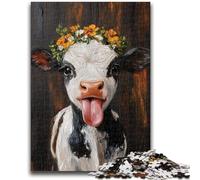 Puzzle 1000 pièces pour Adultes et Adolescents, Jeu Flamingo Queen, Chaque pièce est Unique - Jeu Familial Stimulant et Amusant 26x38cm