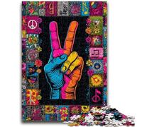 Puzzle 1000 pièces pour Adultes et Adolescents, Jeu Stimulant avec des gestes, idéal comme Cadeau pour Toute la Famille, 50x75cm