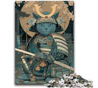 Puzzle 1000 pièces pour Adultes et Adolescents, Jeux éducatifs, Chat Ninja, décoration Murale, Cadeaux d'anniversaire et de Noël Uniques, 50x75cm