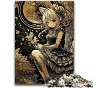 Puzzle 1000 pièces pour Adultes et Adolescents, Jeux éducatifs de Filles animées japonaises, Jouets à Faire soi-même, idéal comme Cadeau pour Toute la Famille, 50x75cm