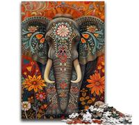 Puzzle 1000 pièces pour Adultes et Adolescents, Jeux éducatifs, éléphant Mort, décoration d'intérieur, Cadeau d'anniversaire, Cadeaux pour Les 14 Ans et Plus, 38x26cm