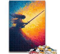 Puzzle 1000 pièces pour Adultes et Adolescents, Jeux éducatifs Ninja Japonais, décoration Murale, Cadeaux d'anniversaire et de Noël Uniques, 26x38cm