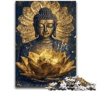 Puzzle 1000 pièces pour Adultes et Adolescents, Jeux éducatifs sur l'art du Bouddha, décoration Murale, Cadeaux Uniques pour Anniversaire et Noël, 26x38cm