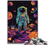 Puzzle 1000 pièces pour Adultes et Adolescents, Jeux éducatifs sur Le thème des astronautes d'halloween, décoration d'intérieur, Cadeau d'anniversaire, Cadeaux pour Les 14 Ans et Plus, 50x75cm